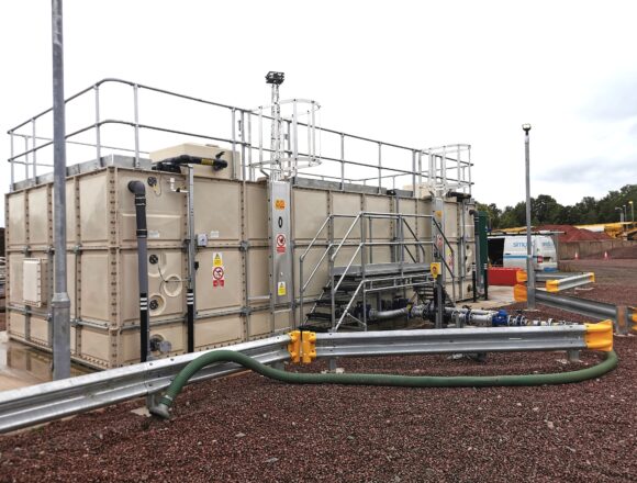 M&E installation contractors building water tank in Carlisle