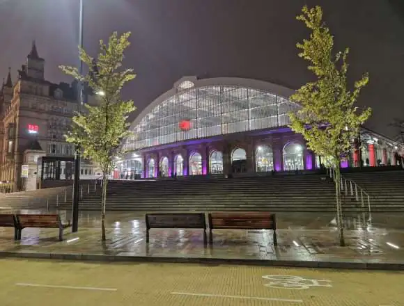 Lime Street Station, Liverpool - Fire Alarm Upgrade RISQS approved railway station fire alarm rewire contractors